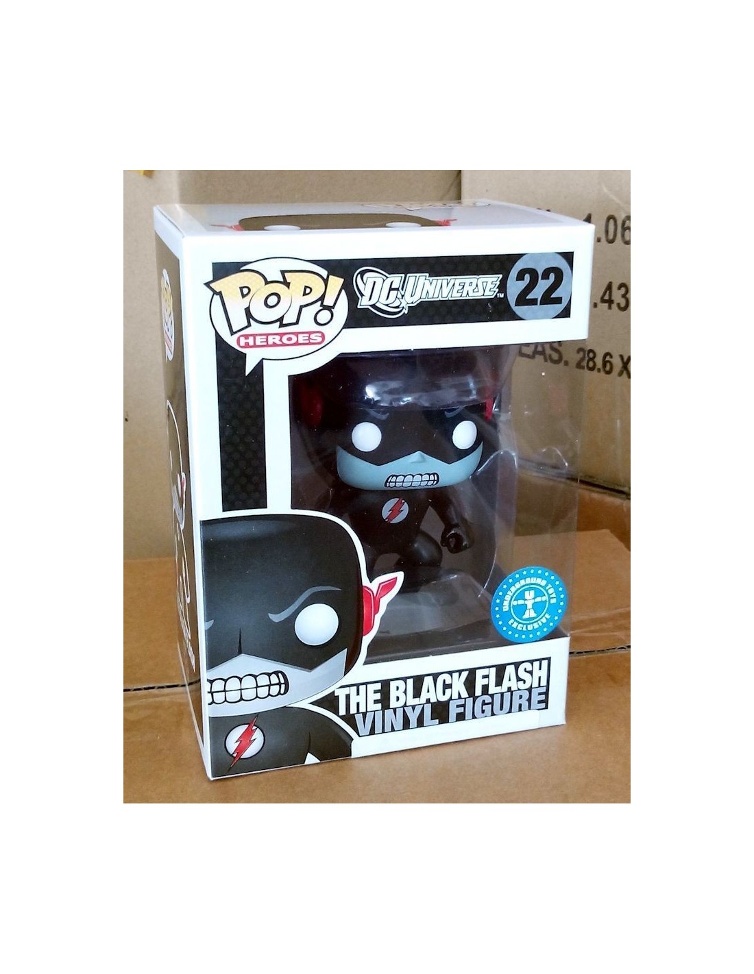 FUNKO BOBBLE HEAD POP CULTURE DC UNIVERSE THE BLACK FLASH EXCLUSIVE NEW!