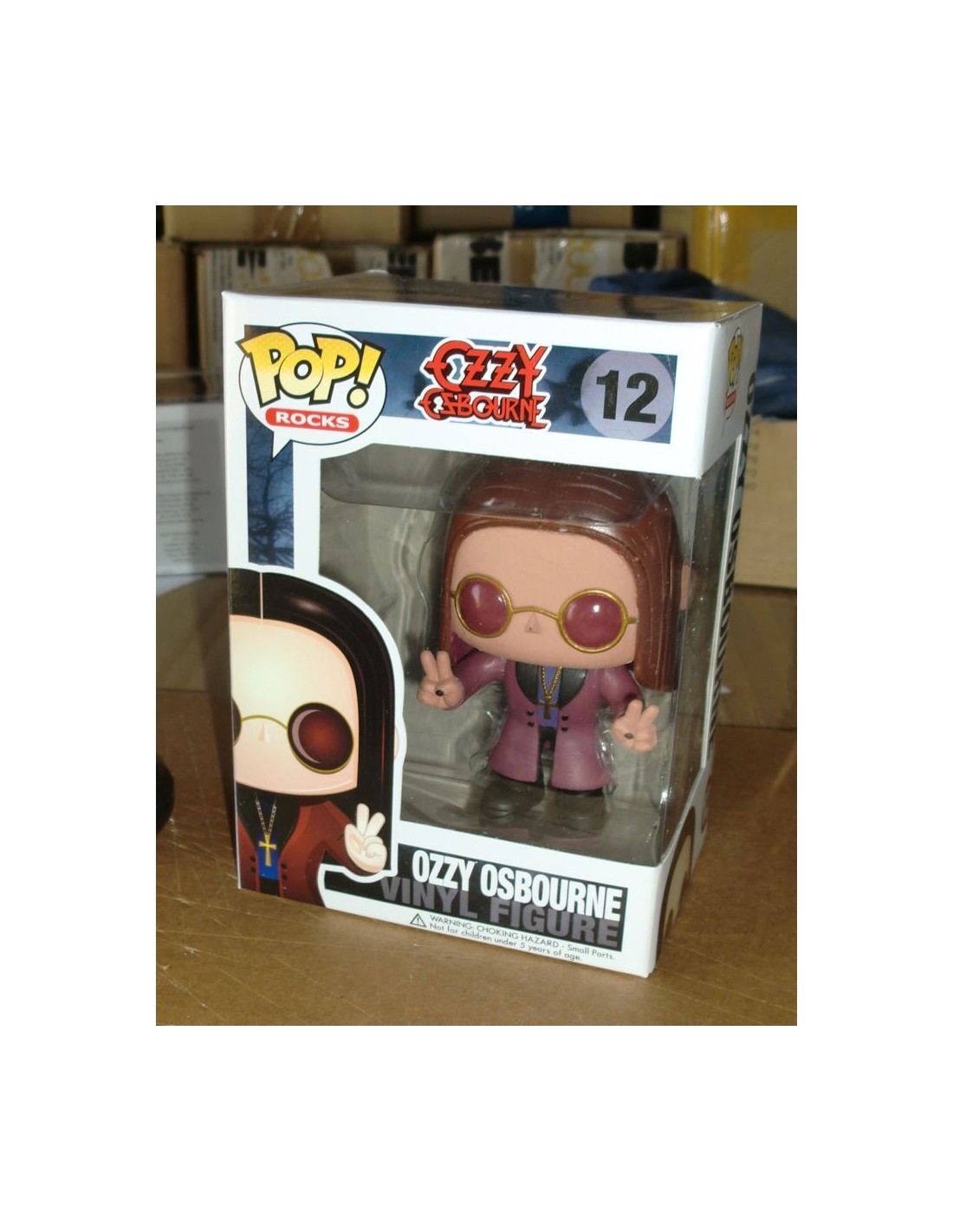 FUNKO BOBBLE HEAD POP CULTURE MUSIC ROCK OZZY OSBOURNE VINYL FIGURE NEW!