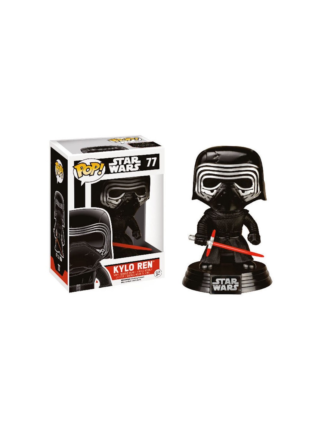 FUNKO BOBBLE HEAD POP CULTURE STAR WARS 7 FORCE AWAKENS KYLO REN LIMITED FIGURE