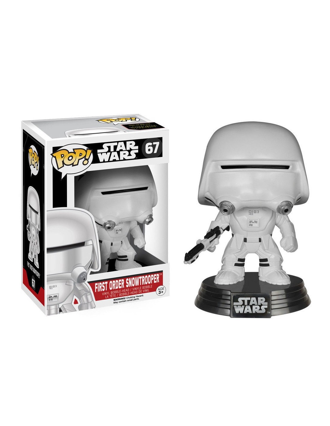 FUNKO BOBBLE HEAD POP CULTURE STAR WARS 7 FORCE AWAKENS SNOWTROOPER FIGURE NEW!