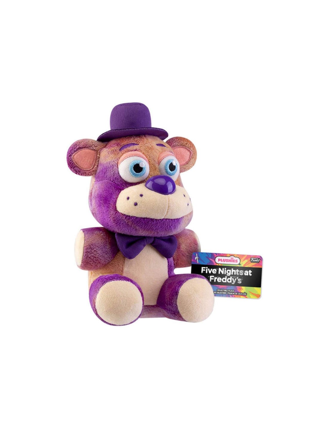 FUNKO PLUSH PELOUCHE PLUSHIES FIVE NIGHTS AT FREDDY'S TIEDYE FREDDY 18 CM NEW NUOVO