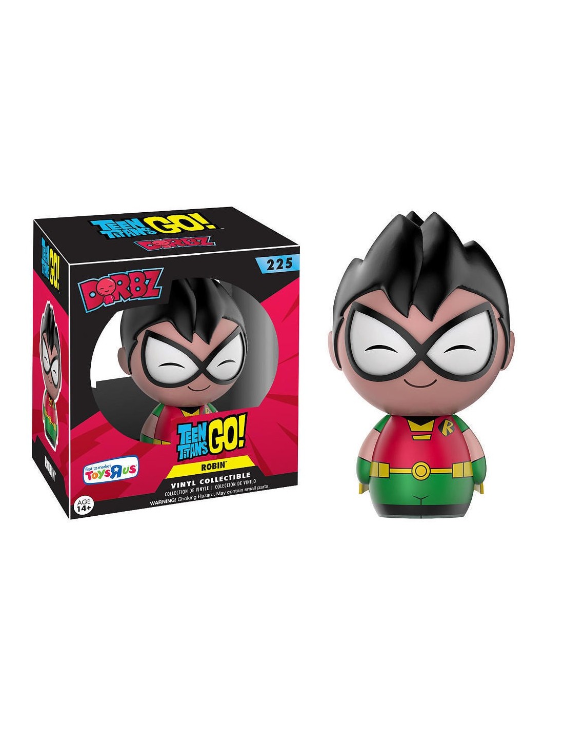 FUNKO VINYL SUGAR DORBZ DESIGN TOYS TEEN TITANS ROBIN NEW!