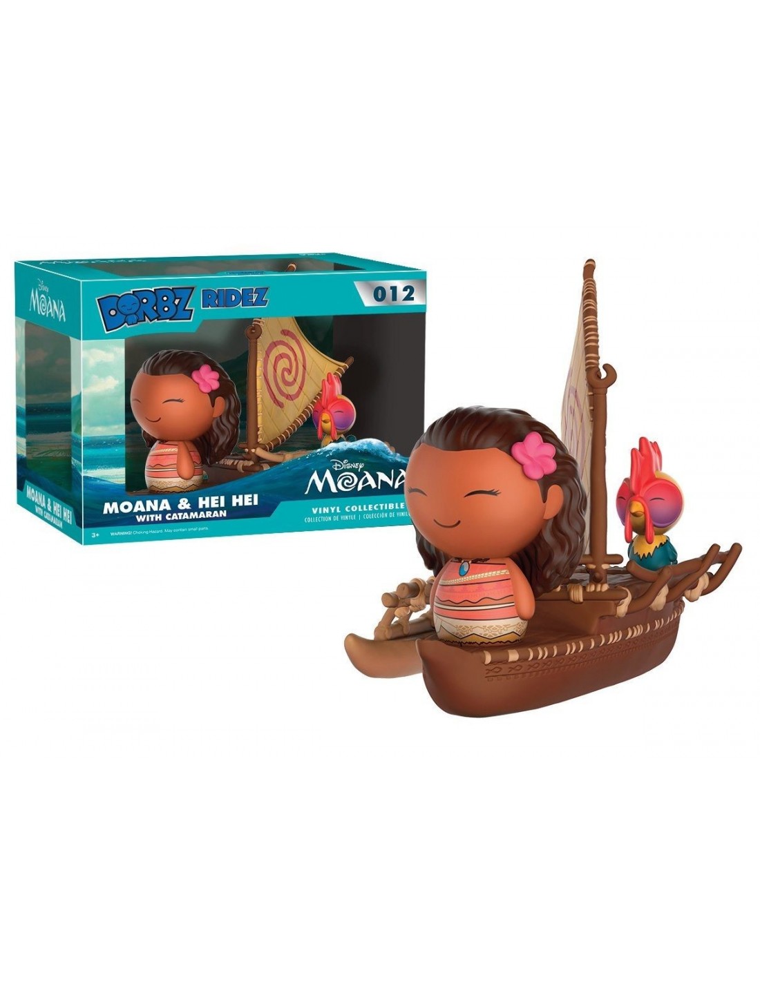 FUNKO VINYL SUGAR DORBZ RIDEZ DESIGN TOYS DISNEY MOANA WITH CATAMARAN NEW!
