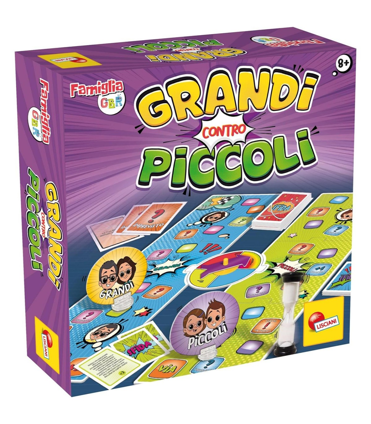 Grandi Contro Piccoli - Gioco di Società per Famiglie, Divertente e Educativo, Età 8+, Momenti Indimenticabili Insieme!