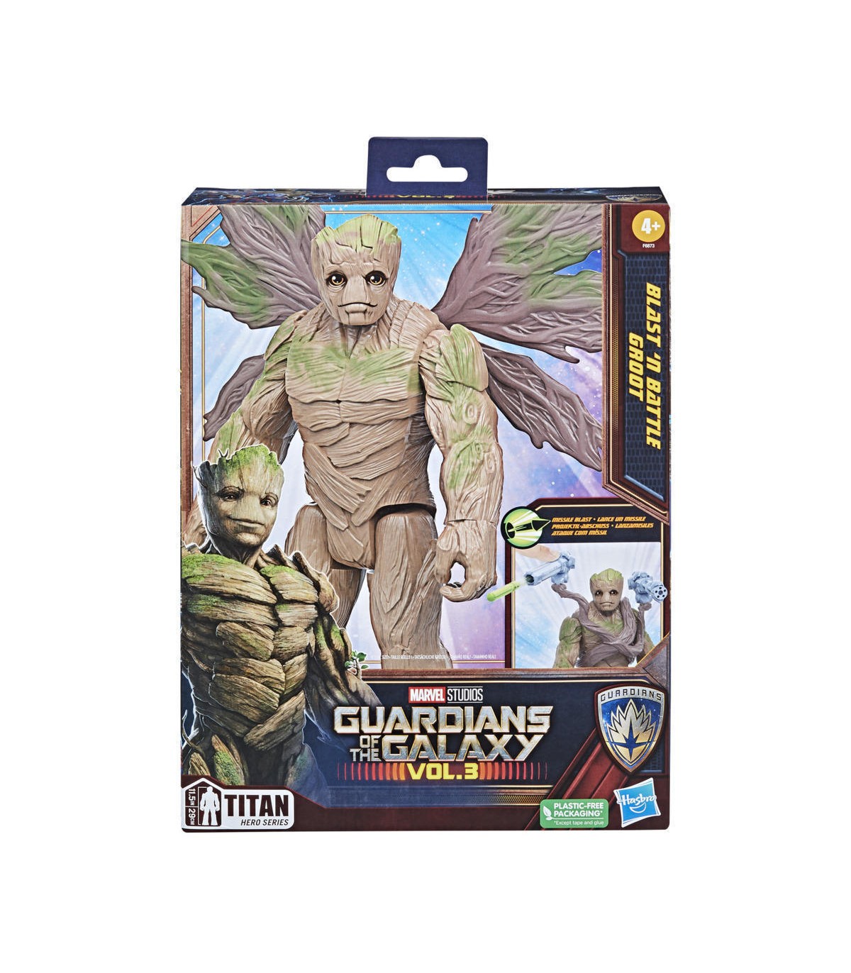 Guardiani della Galassia - Personaggio Titan Hero: Groot con Accessori