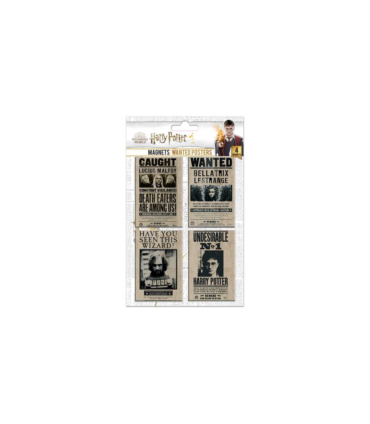 Harry Potter - Set di 4 Magneti Manifesto da Ricercato