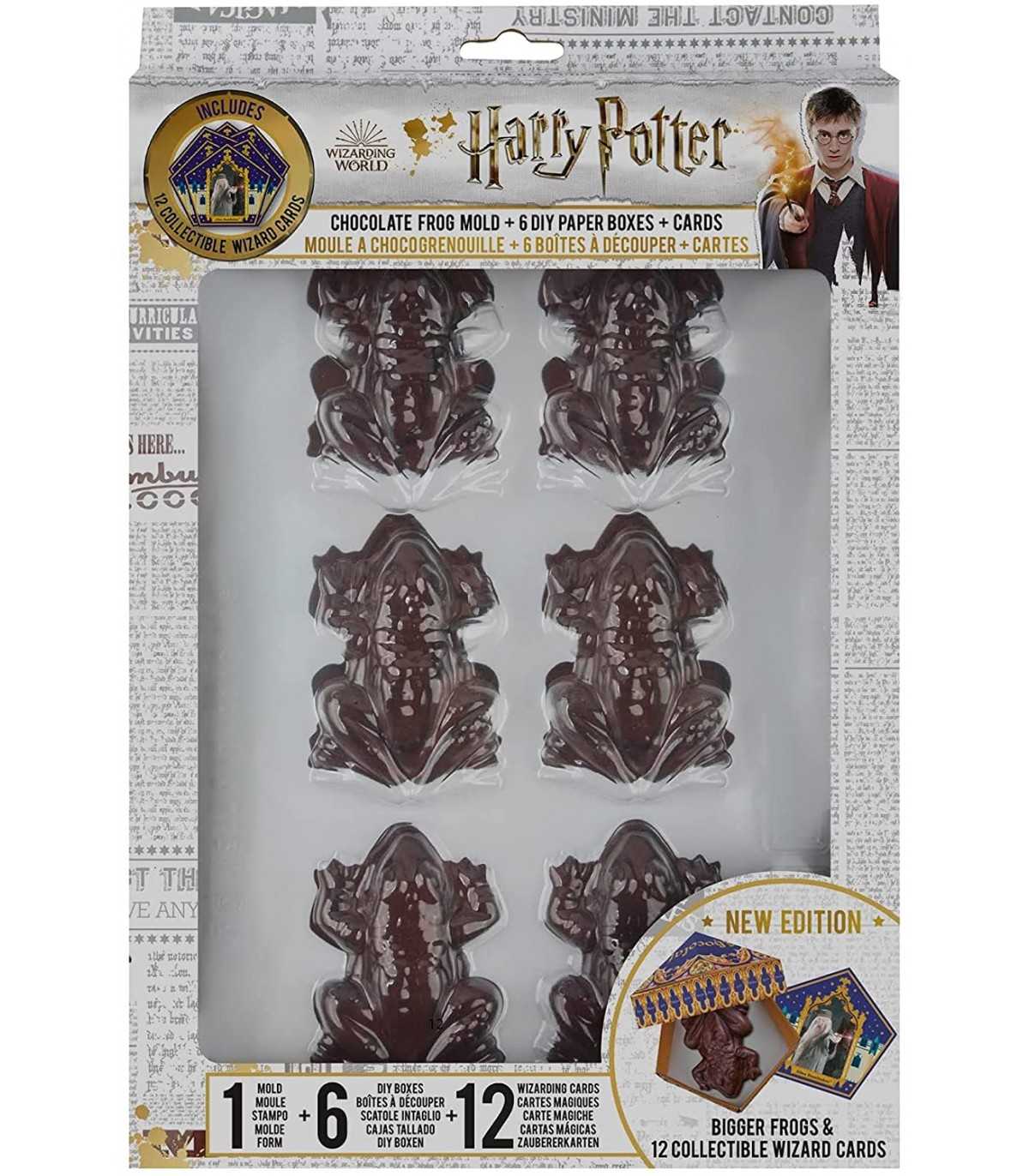 Harry Potter - Stampo Cioccorane + 6 Scatole di Carta + 12 Carte da Mago