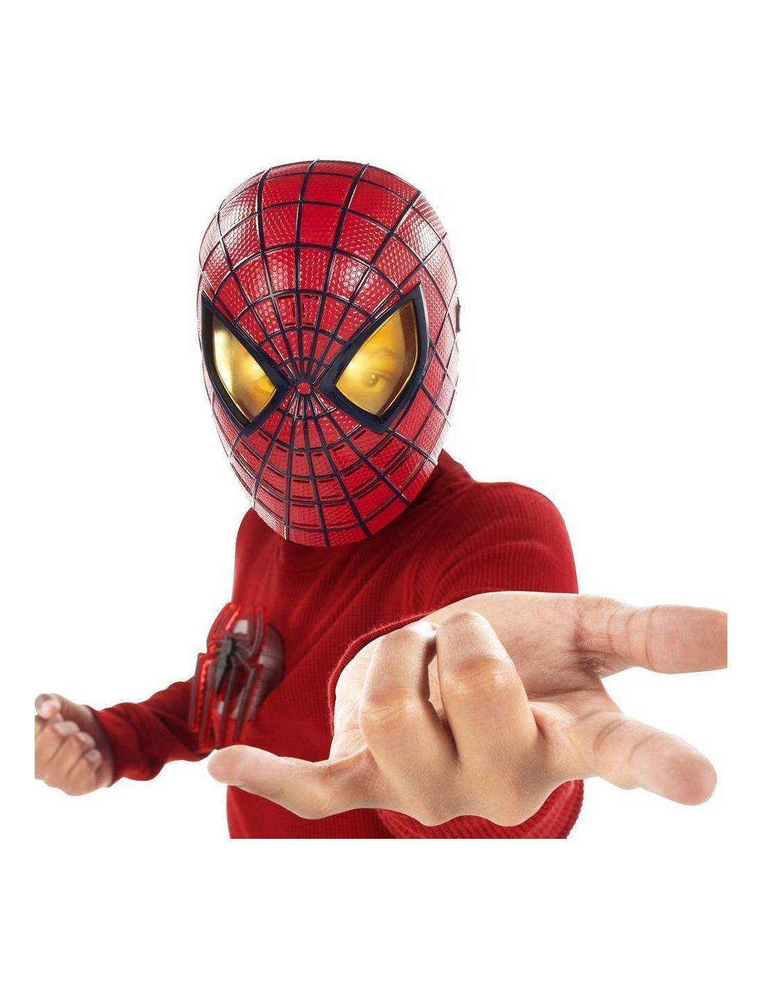 HASBRO AMAZING SPIDER MAN UOMO RAGNO MASK REPLICA CHIP SONORO INDOSSABILE NEW