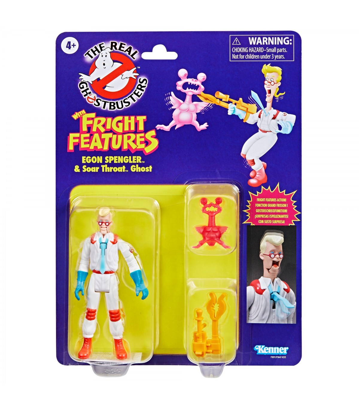 Hasbro Ghostbusters, Kenner Classics, The Real Ghostbusters, Egon Spengler e fantasma Soar Throat