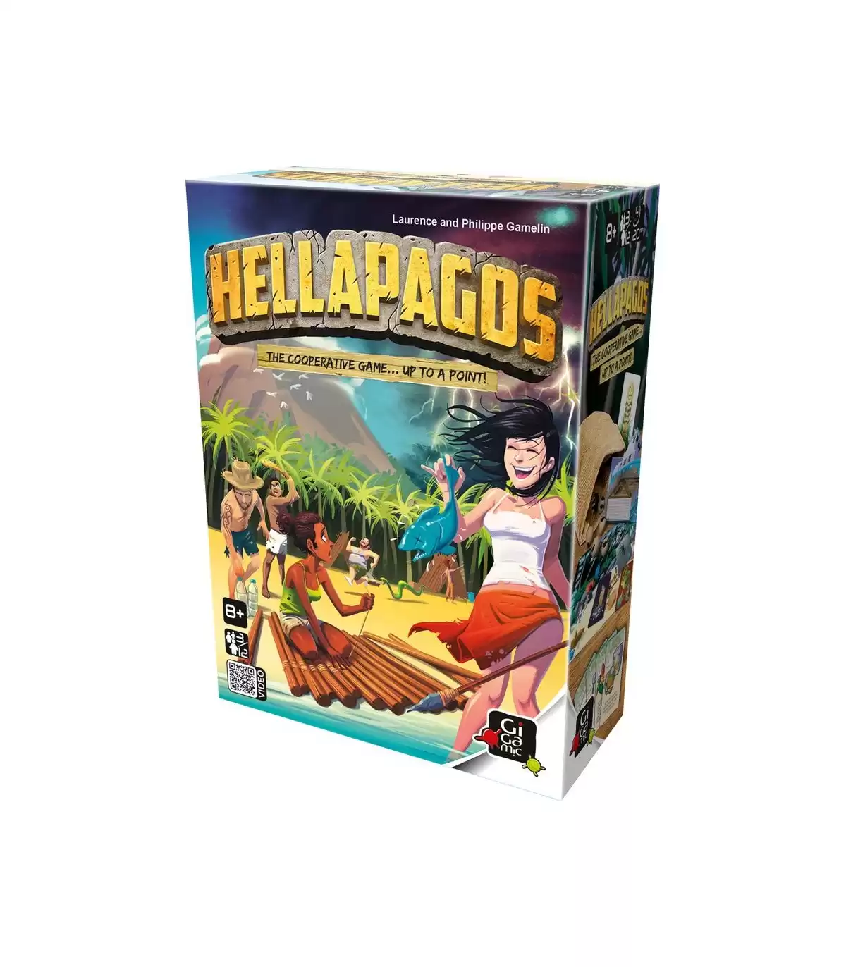 Hellapagos - Gioco da Tavolo Cooperativo di Sopravvivenza per 3-12 Giocatori, Strategia e Bluff in 20 Minuti! Divertimento Assic