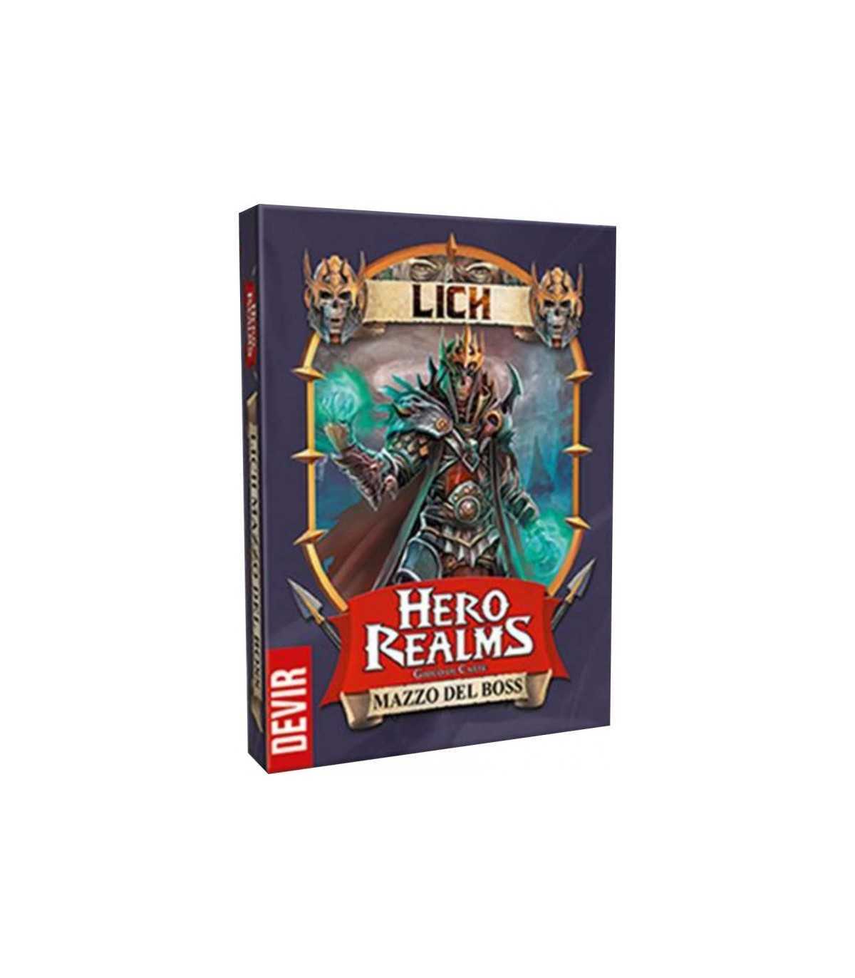 Hero Realms - Mazzo del Boss - Lich di Devir | Gioco di Carte Strategico per 2-4 Giocatori | Avventura Fantasy, Deckbuilding e C