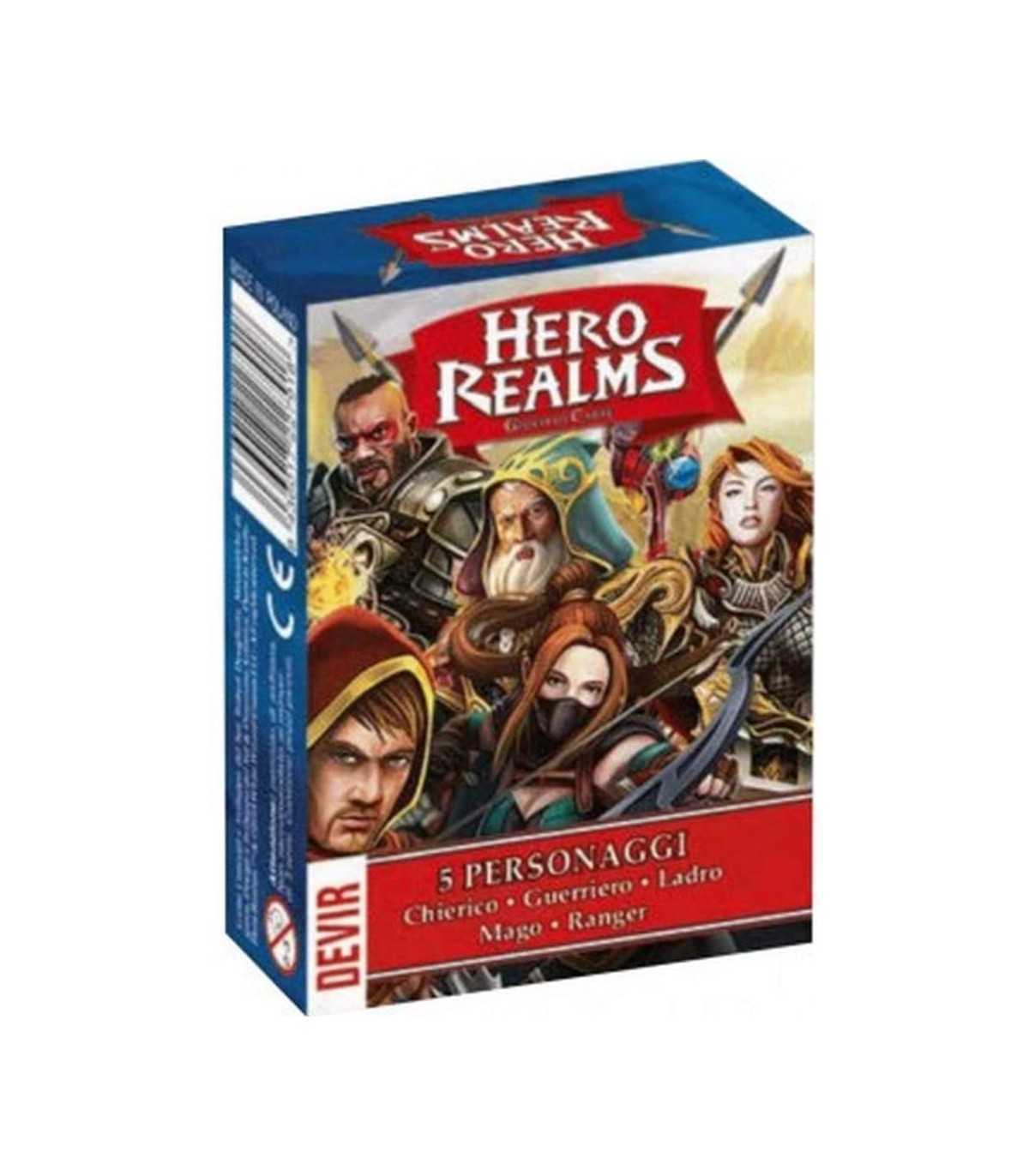 Hero Realms: Personaggi - Gioco di Carte Strategico per 2-4 Giocatori, Chierico, Guerriero, Ladro, Mago e Ranger!
