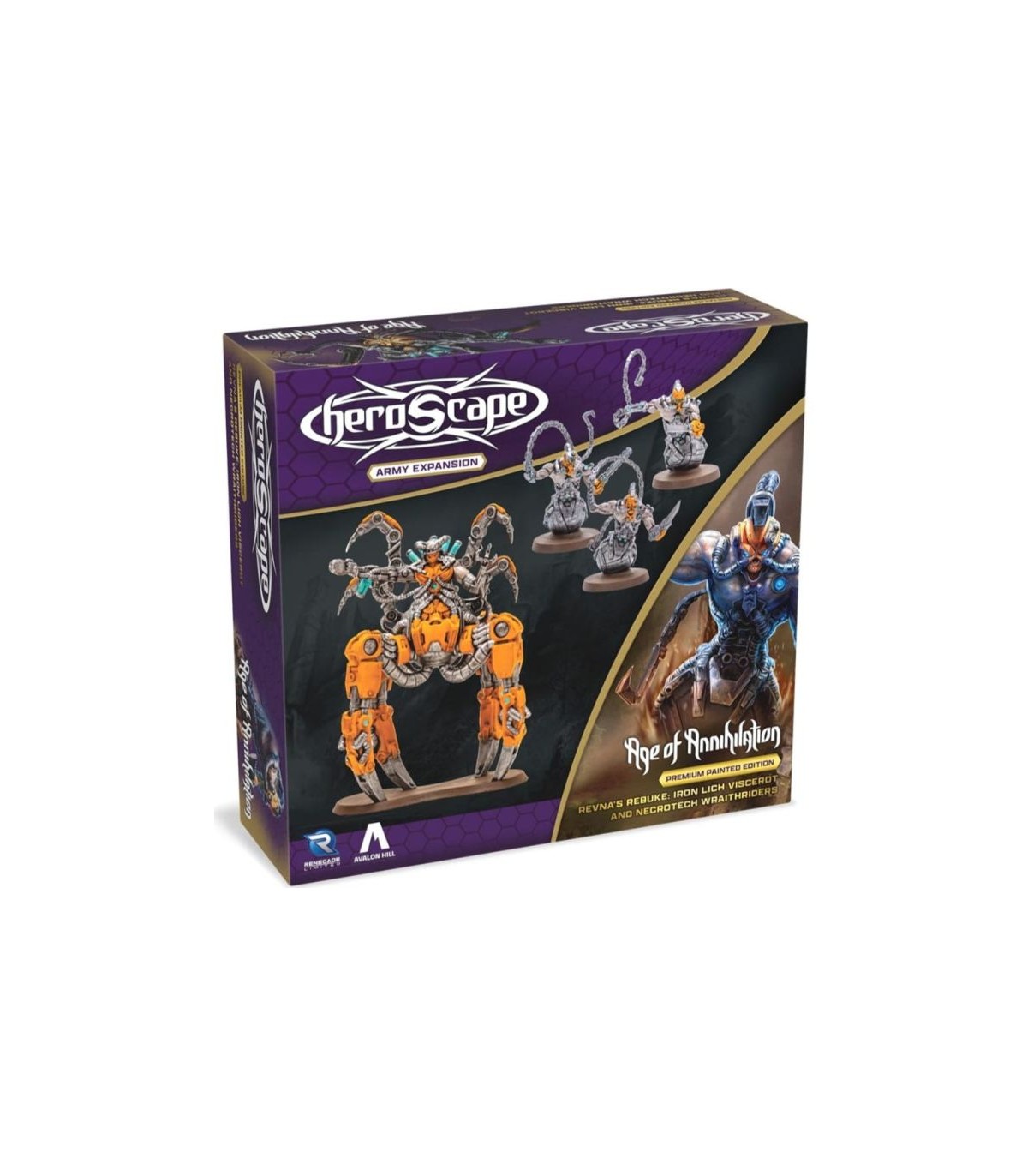 Heroscape - Revna's Rebuke - Iron Lich Viscerot and Necrotech...