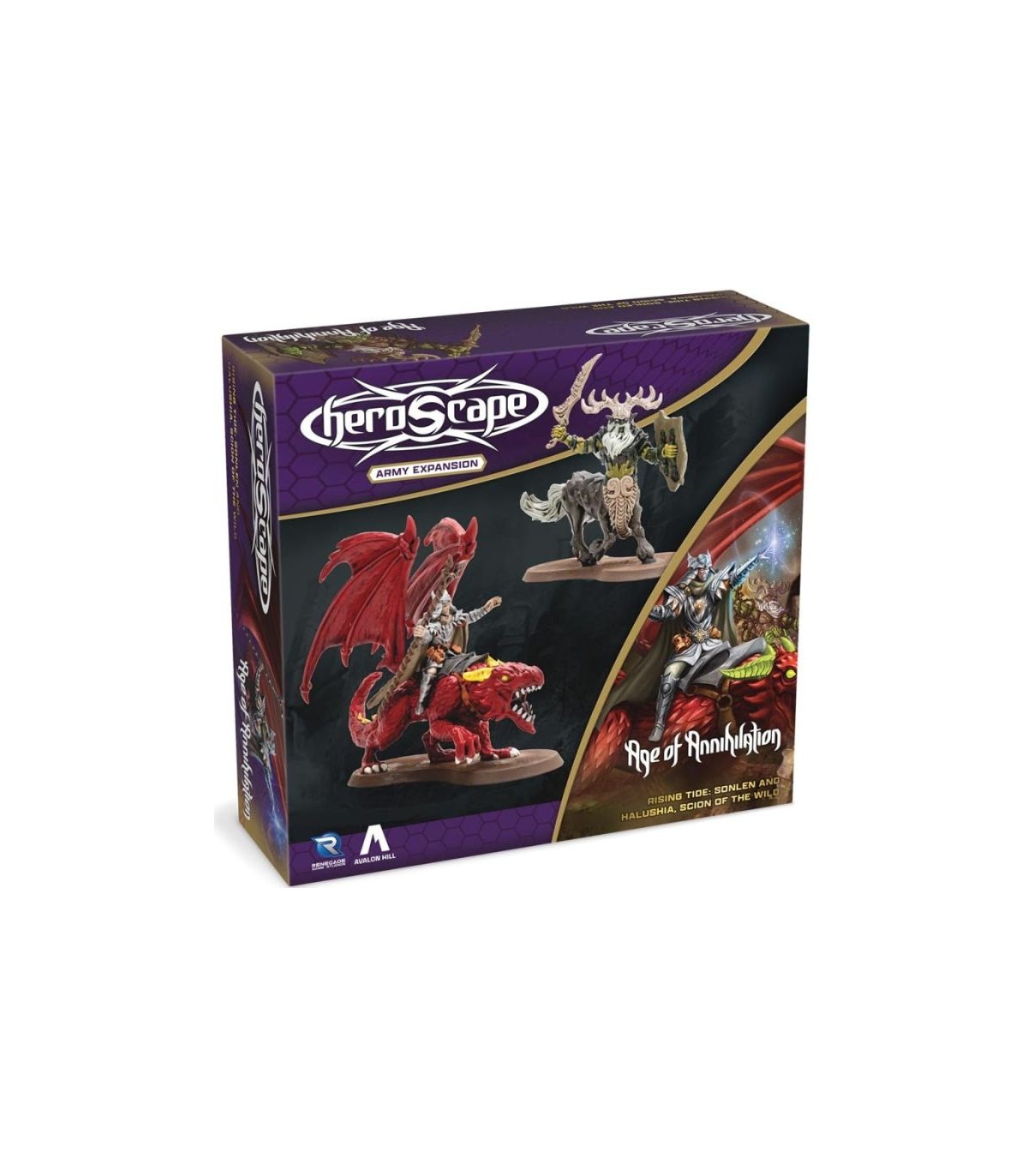 Heroscape - Rising Tide - Sonlen and Halushia, Scion of the Wild