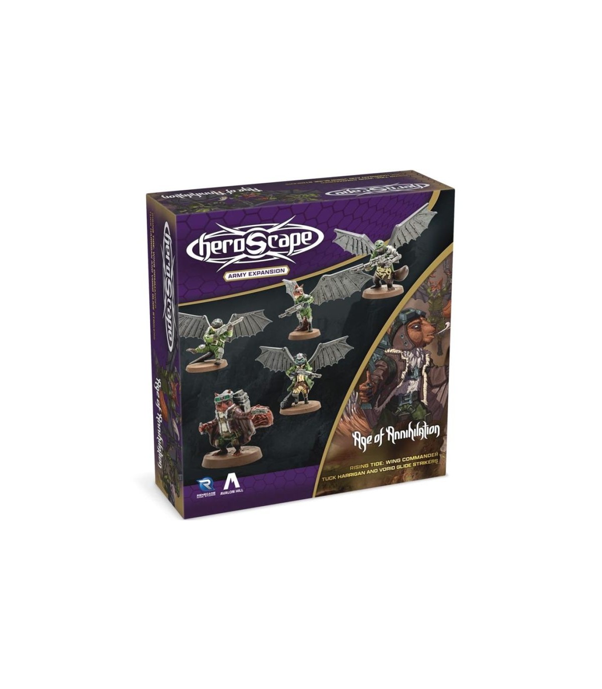 Heroscape - Rising Tide - Wing Commander Tuck Harrigan and...