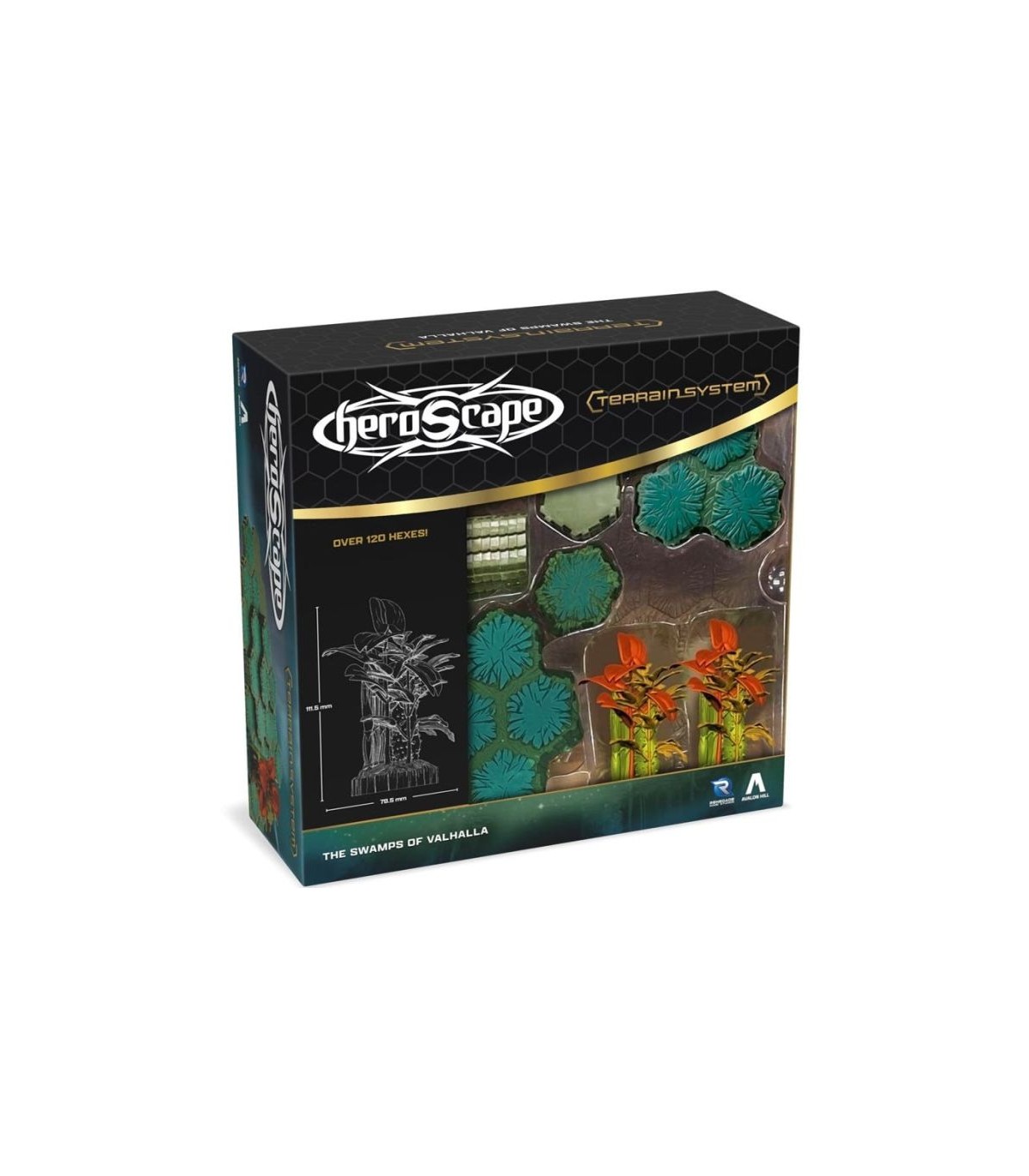 Heroscape - The Swamps of Valhalla Terrain