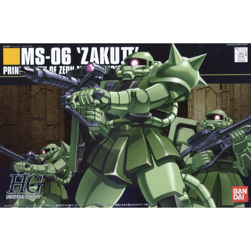 HGUC MS-06 ZAKU II MASS PRODUCTION TYPE 1/144