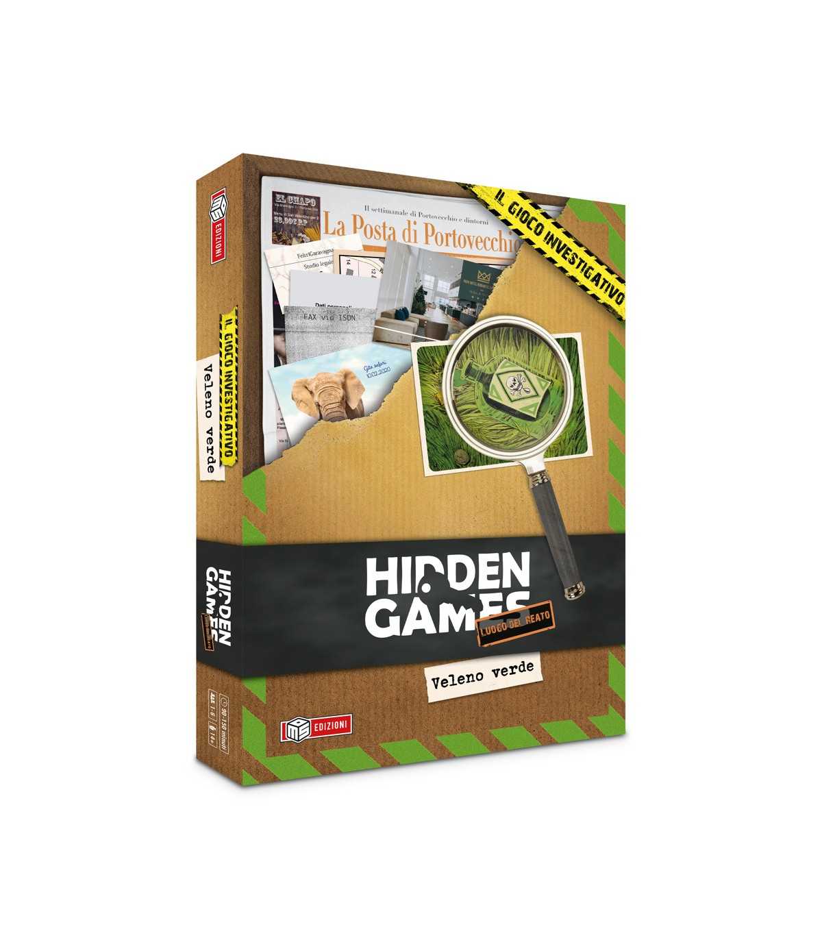 Hidden Games - Veleno Verde: Gioco di Investigazione Cooperativo per 1-6 Giocatori, Risolvi il Mistero di Westerfelde!