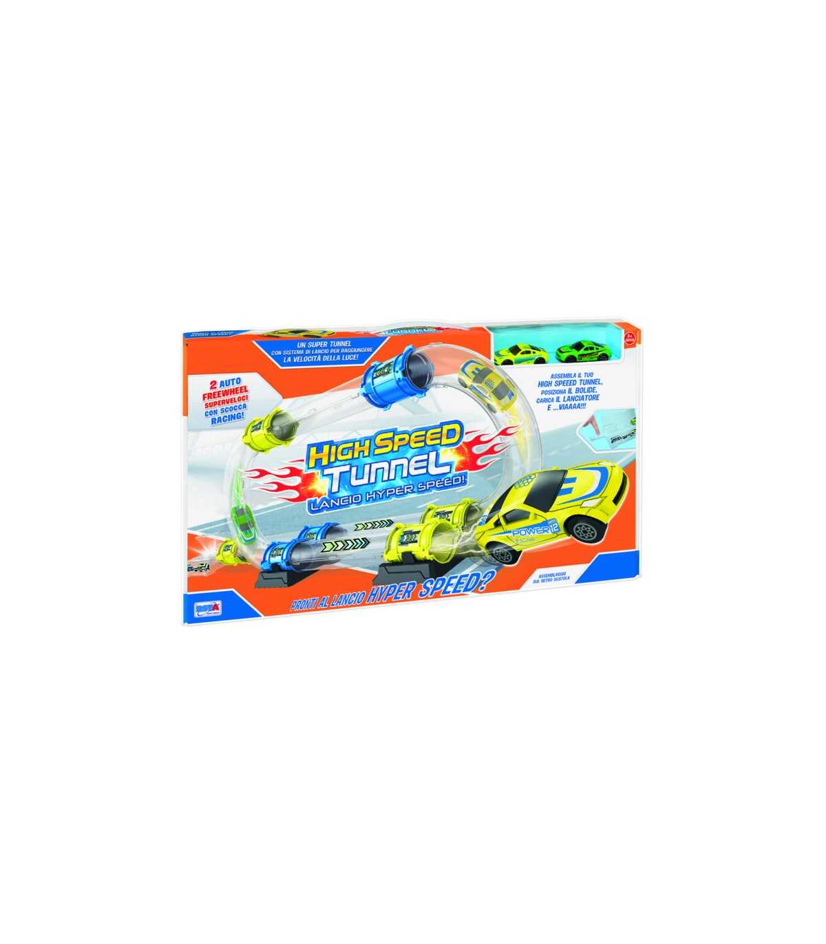 High Speed Tunnel - Pista Lancio con 2 Auto