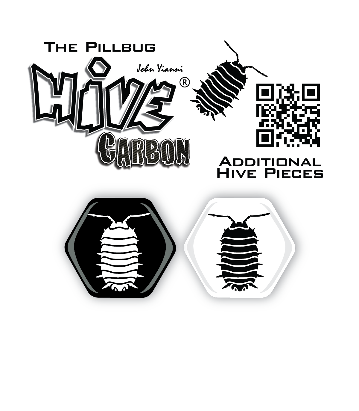 Espansione Hive Carbon: Onisco / Pillbug - Gioco Strategico per 2 Giocatori di Ghenos Games, Divertimento e Sfide Uniche!