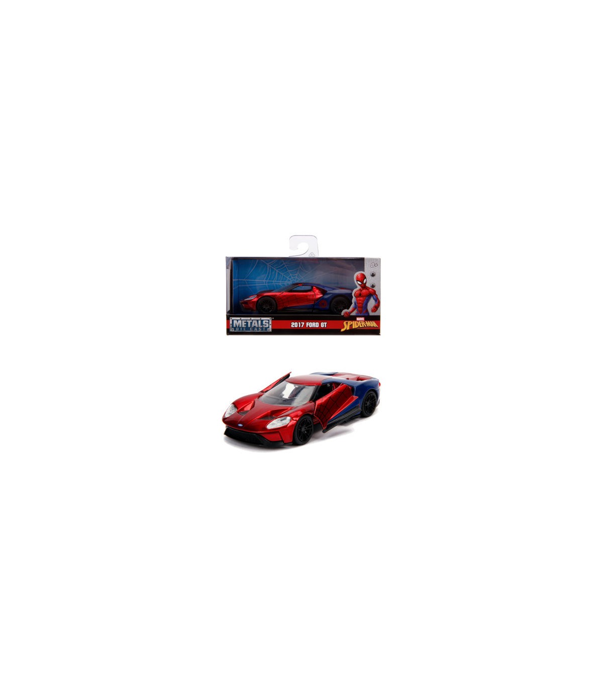 Hollywood Rides Marvel Ford GT del 2017 di Spider Man Scala 1 32