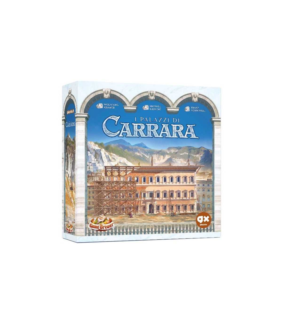 I Palazzi di Carrara - Seconda Edizione | Gioco da Tavolo Strategico 2-4 Giocatori | Marmo di Carrara e Costruzione | Giochix