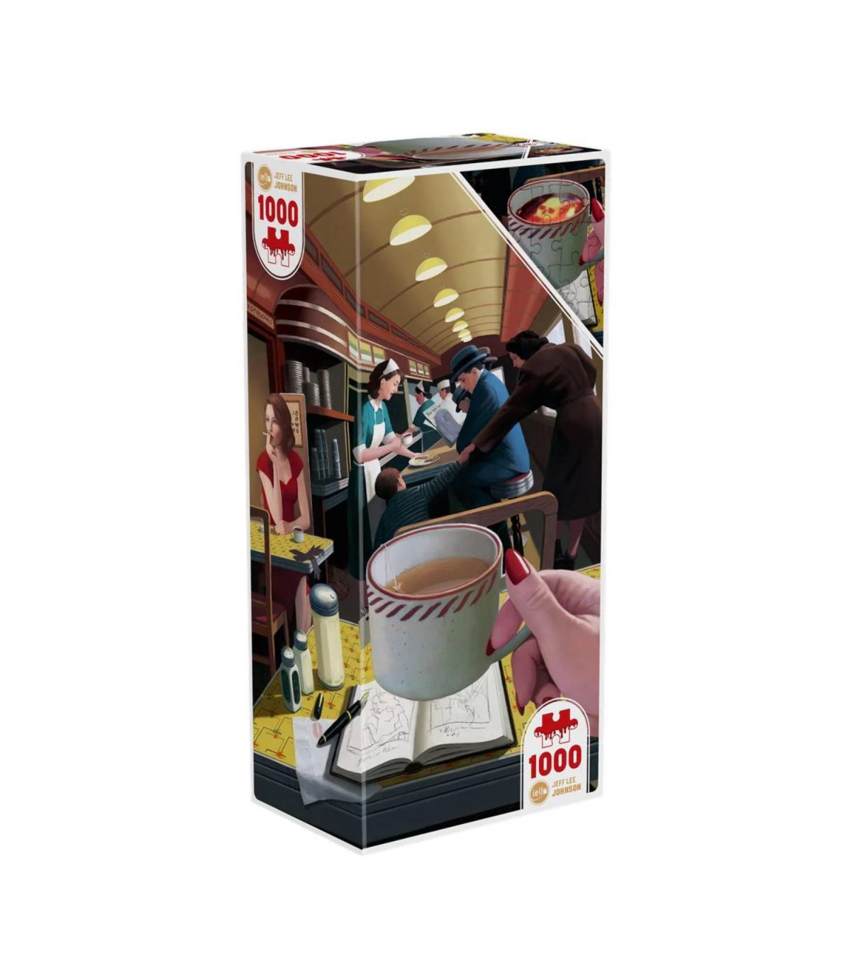 Iello - Puzzle Twist 1000 pz. - Blue Plate Special