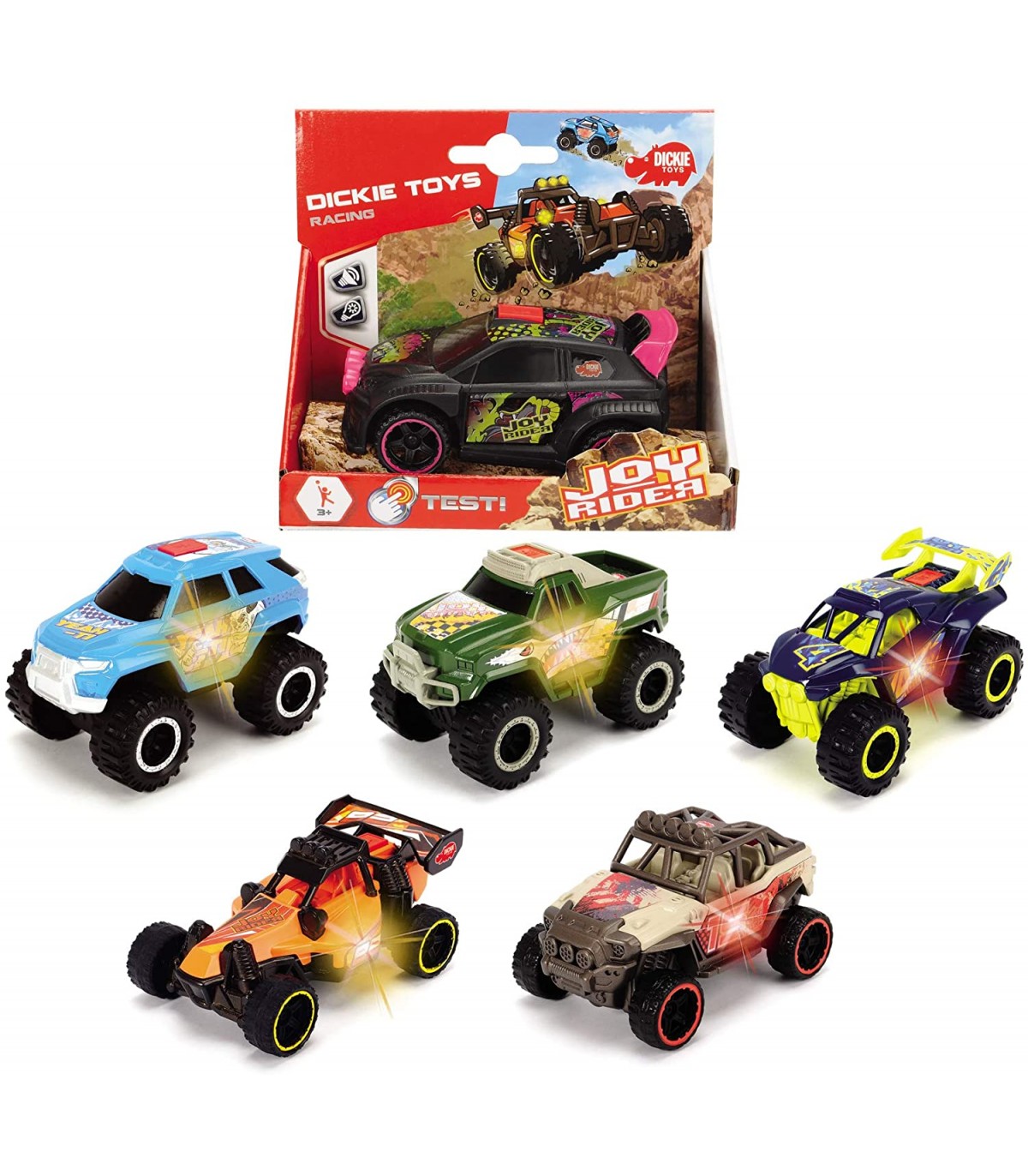 Joyriderz cm. 11,5, luci e suoni 6 asst.