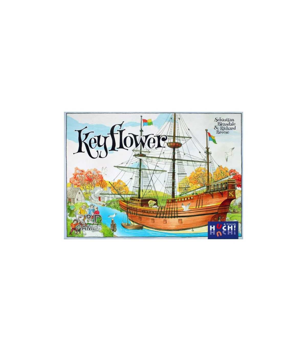 Keyflower - Gioco di Strategia e Collaborazione per 2-6 Giocatori, Costruzione Villaggio Medievale, 120 Minuti di Divertimento