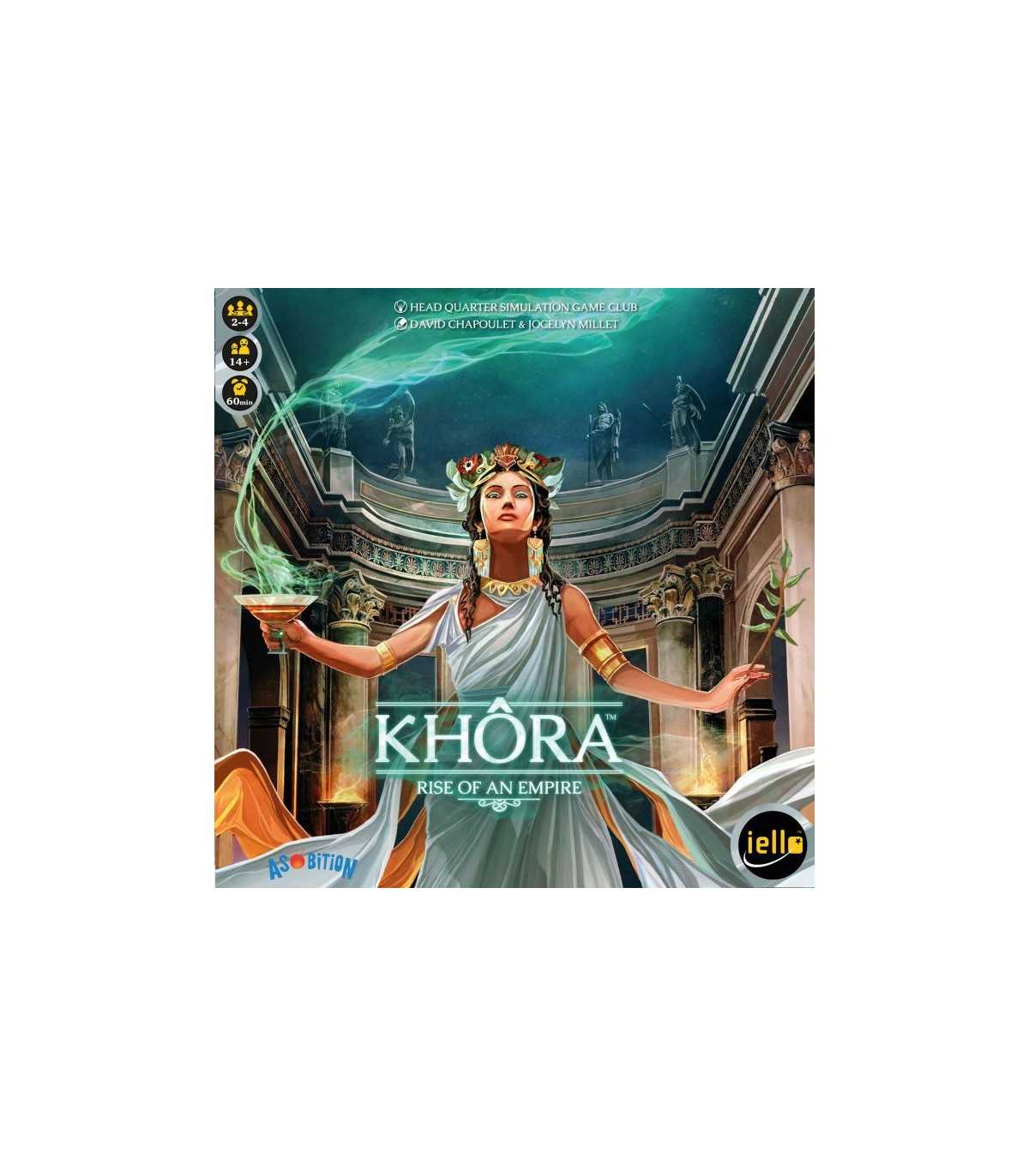 Khora - Gioco da Tavolo Strategico sull'Antica Grecia per 2-4 Giocatori, 75 Minuti di Sfide e Avventure