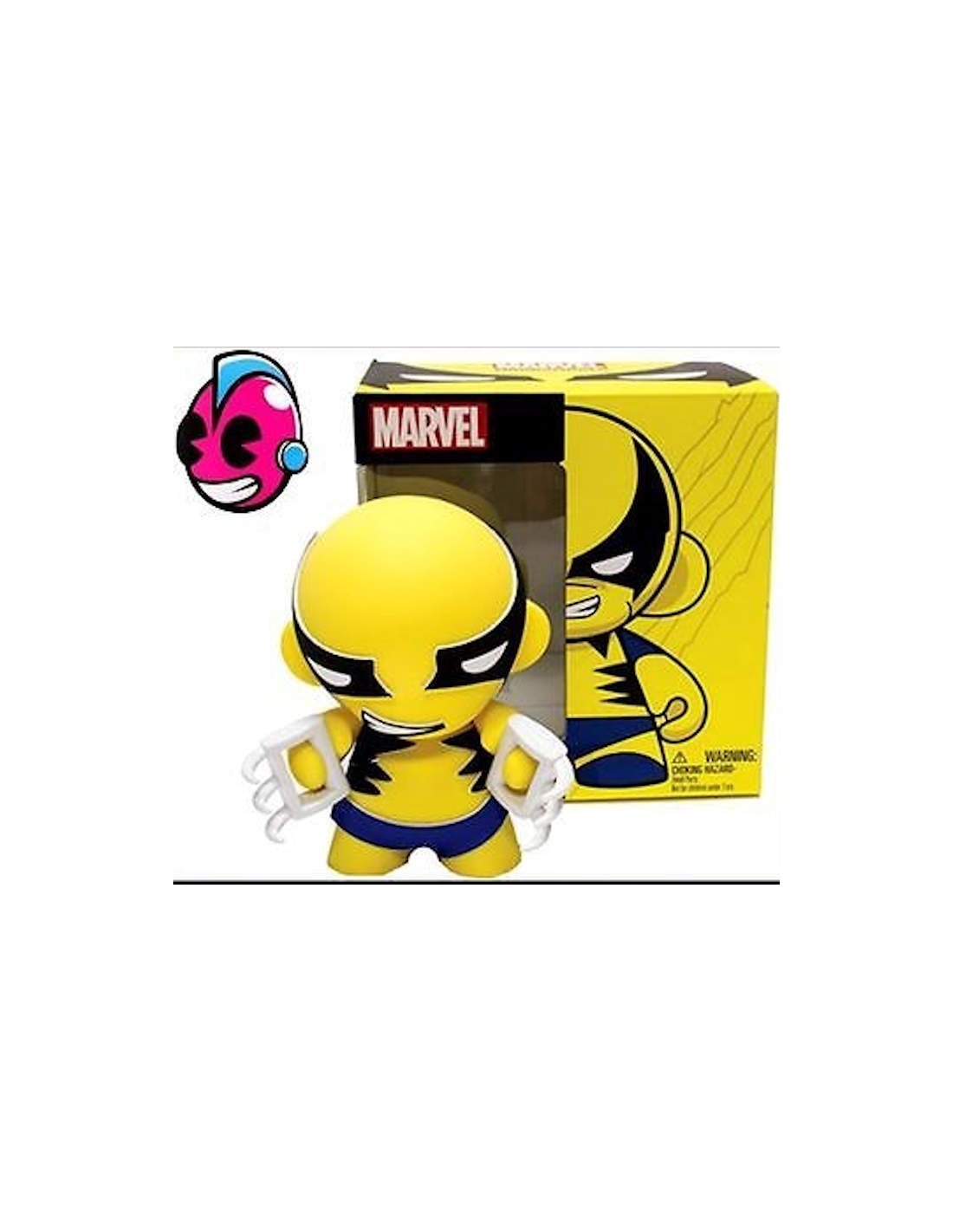 KIDROBOT MUNNYWORLD MARVEL MUNNY 4"' MINI PVC WOLVERINE X-MEN NEW BOX!!