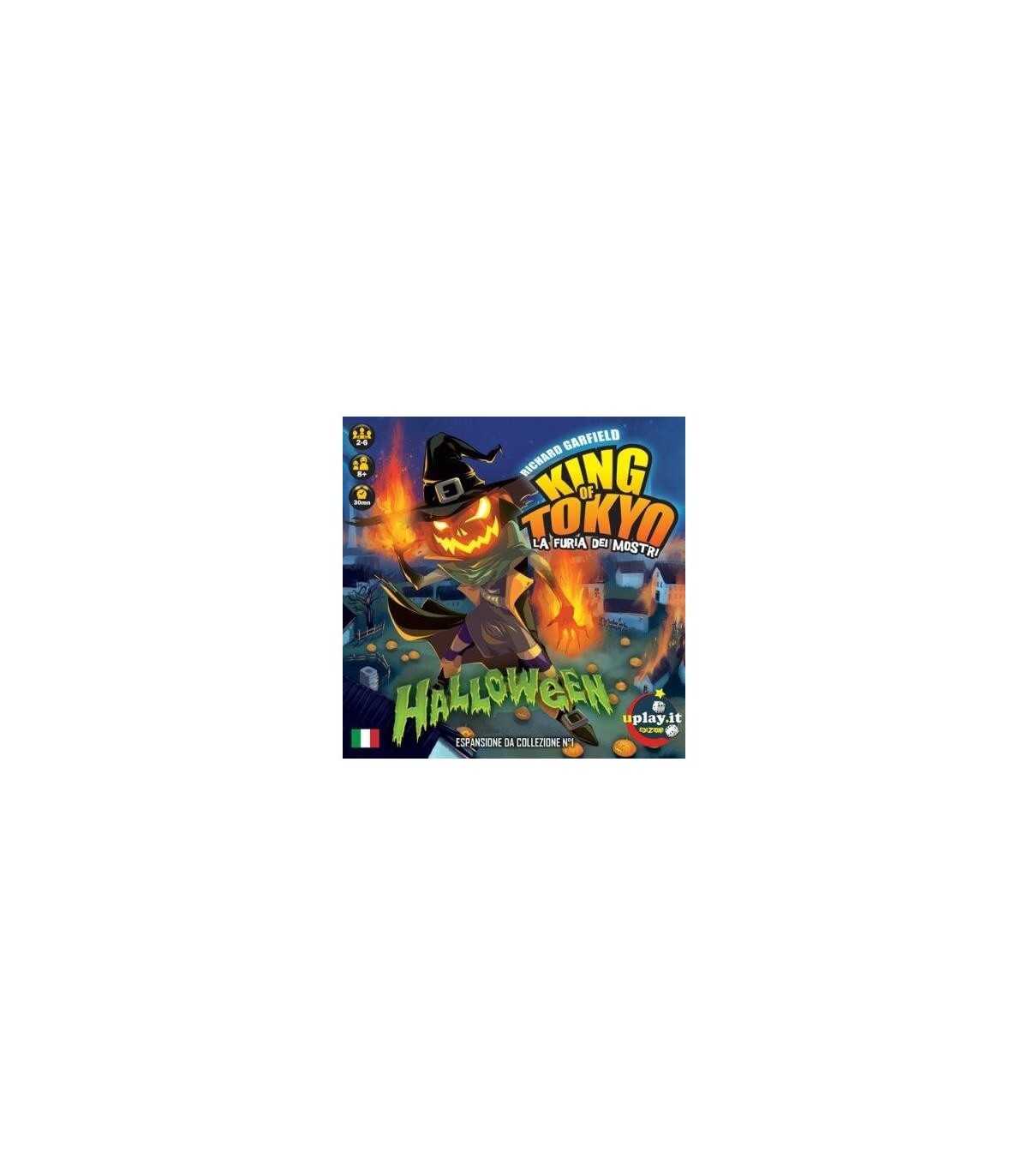 King of Tokyo: Halloween - Espansione con Pumpkin Jack e Boogie Woogie, Dadi Arancioni e Neri, Gioco per 2-6 Giocatori!