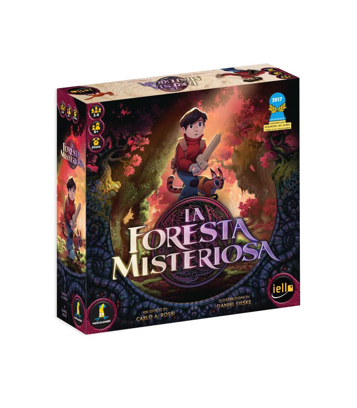 La Foresta Misteriosa - Gioco Cooperativo per Bambini, Avventura in Famiglia, Stimola Memoria, 2-4 Giocatori, 20 Minuti