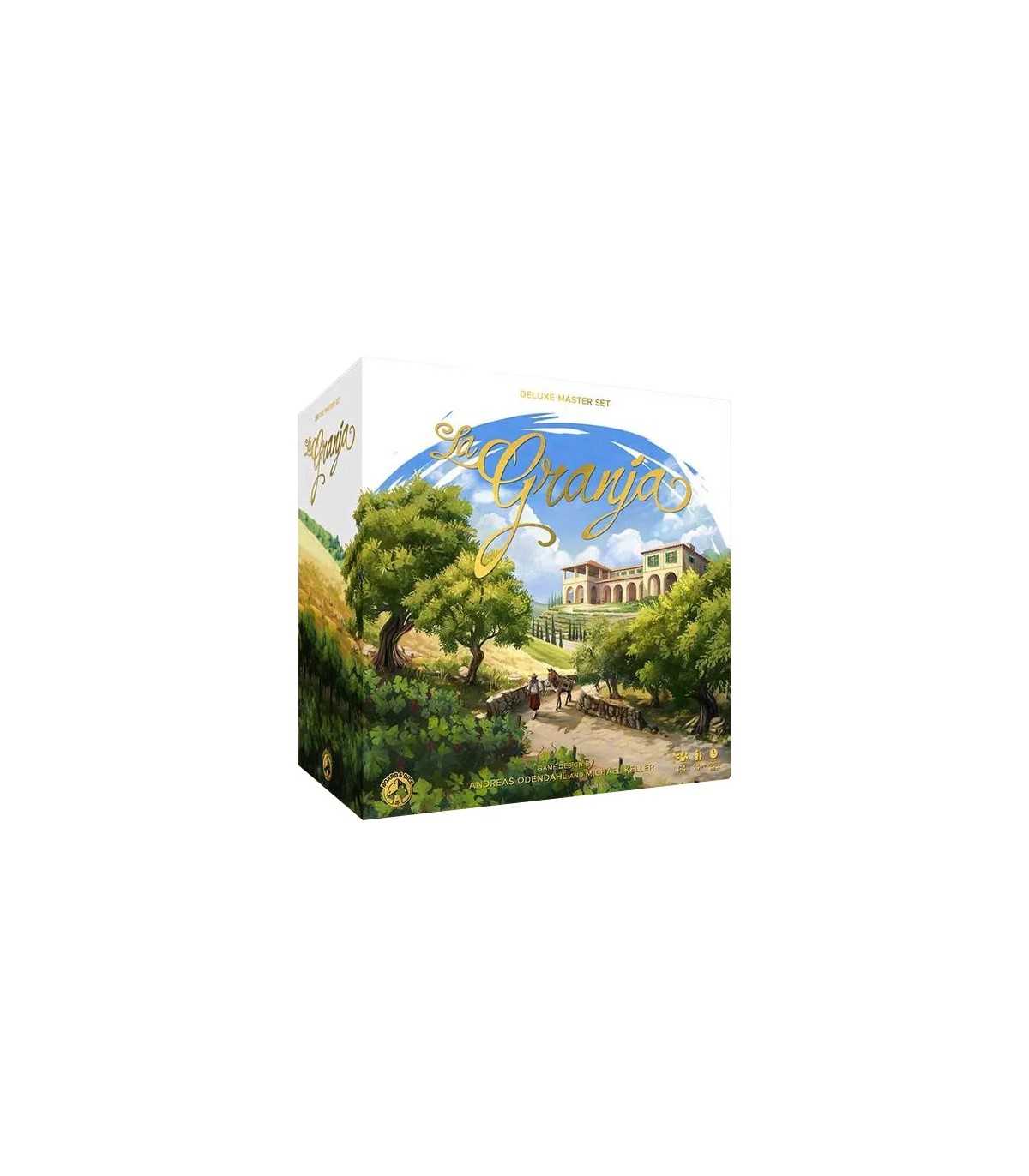 La Granja Deluxe Master Set - Gioco da Tavolo Strategico in Italiano per 1-4 Giocatori, 100 Minuti di Divertimento!