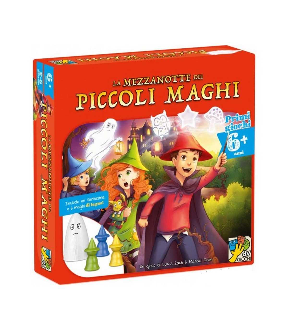 La Mezzanotte dei Piccoli Maghi - Gioco di Magia Cooperativo per Bambini 6+, 2-6 Giocatori, Avventura Tridimensionale, Dv Giochi