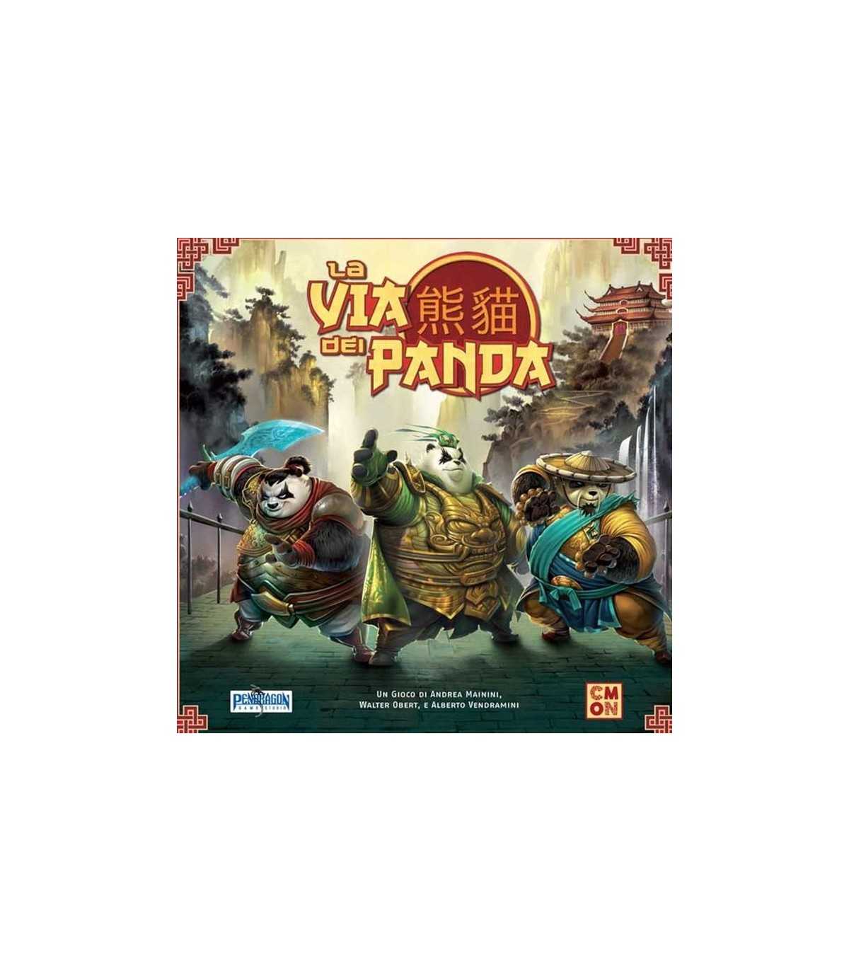 La Via dei Panda - Gioco da Tavolo Avventura Strategica per 2-4 Giocatori, Combatti Ninja e Ricostruisci Xian!
