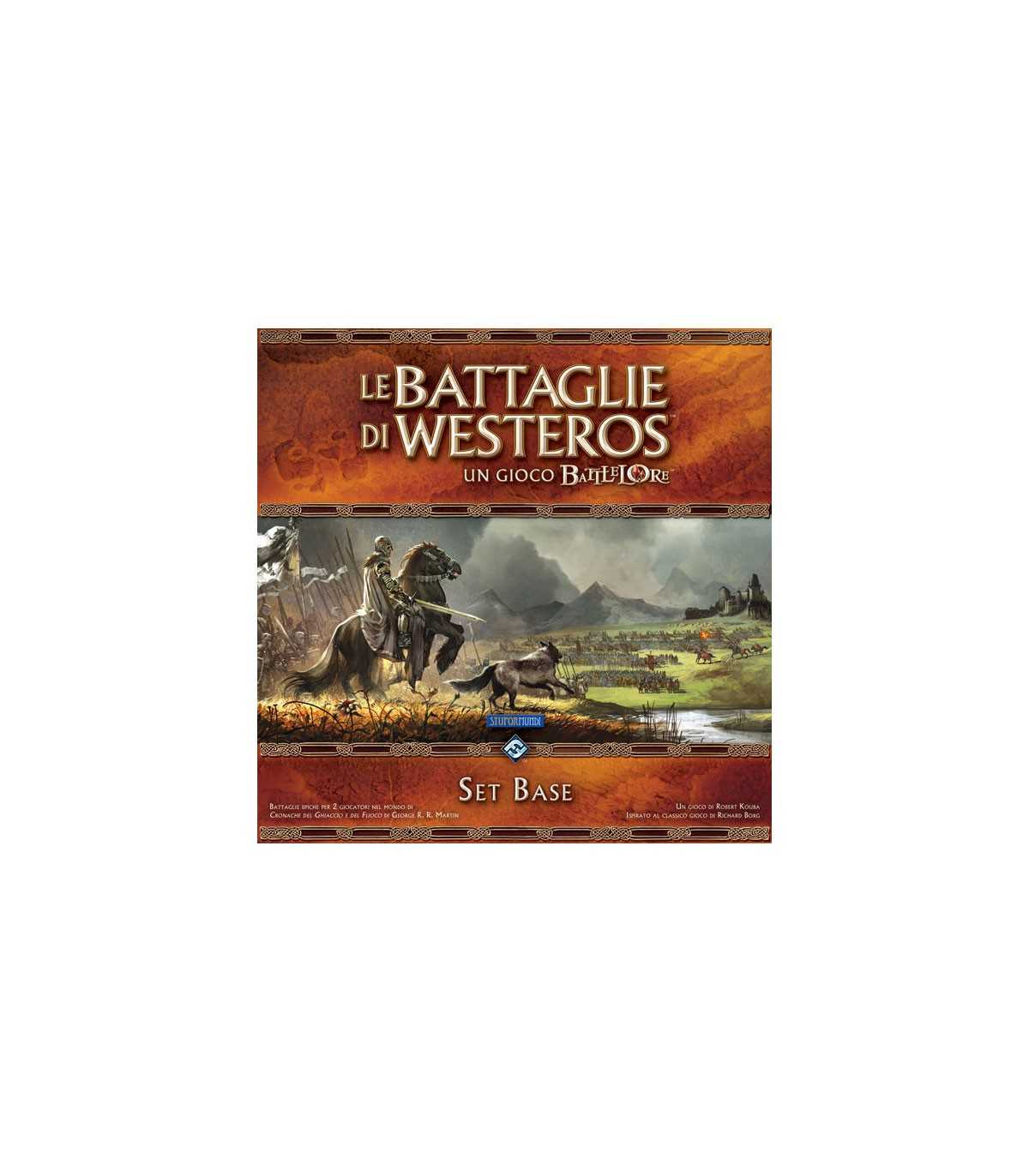 Le Battaglie di Westeros - Gioco da Tavolo Strategico per 2 Giocatori, Miniature e Mappa Doppia Faccia - Il Trono di Spade