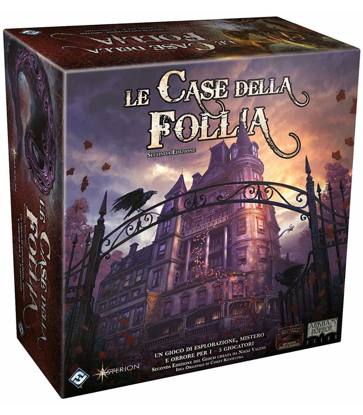 Le Case della Follia - Seconda Edizione | Gioco da Tavolo Horror Cooperativo | Esplora Arkham e Affronta l'Orrore