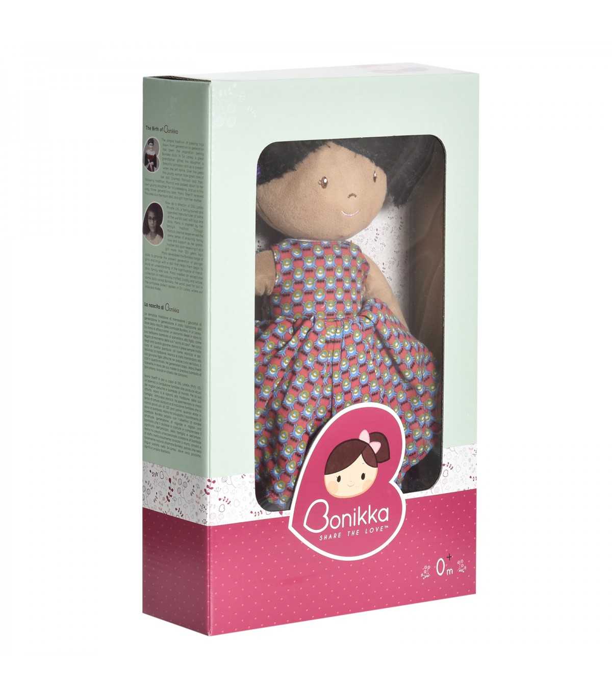 LEOTA - Capelli Neri e Vestito Viola - 42 cm