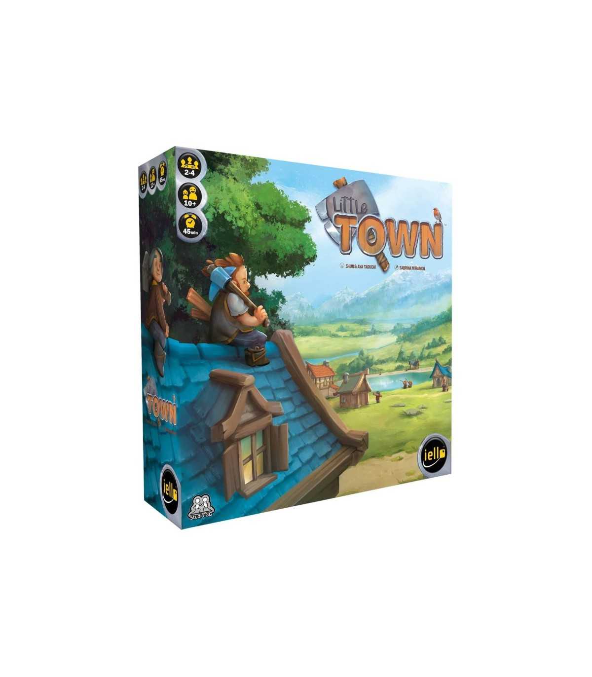 Little Town - Gioco di Strategia e Posizionamento Lavoratori per Famiglie - Costruisci la tua Città dei Sogni - 2-4 Giocatori,