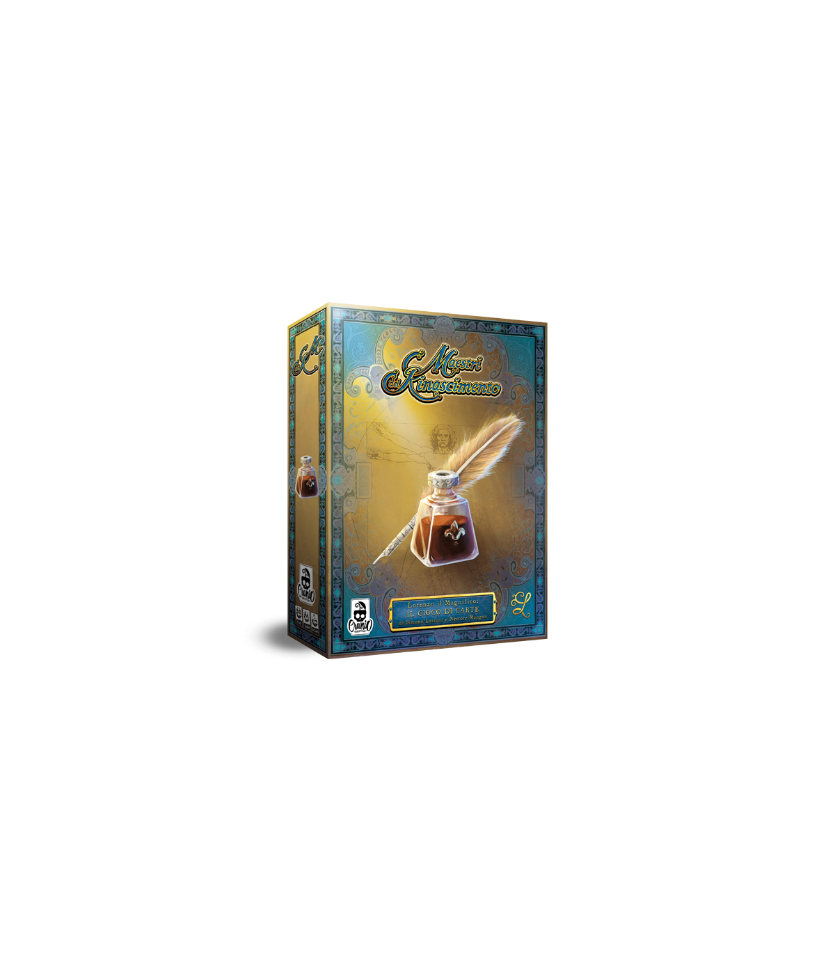 Maestri del Rinascimento - Lorenzo il Magnifico: Gioco di Carte Strategico per 1-4 Giocatori, Divertimento e Cultura del Rinasci