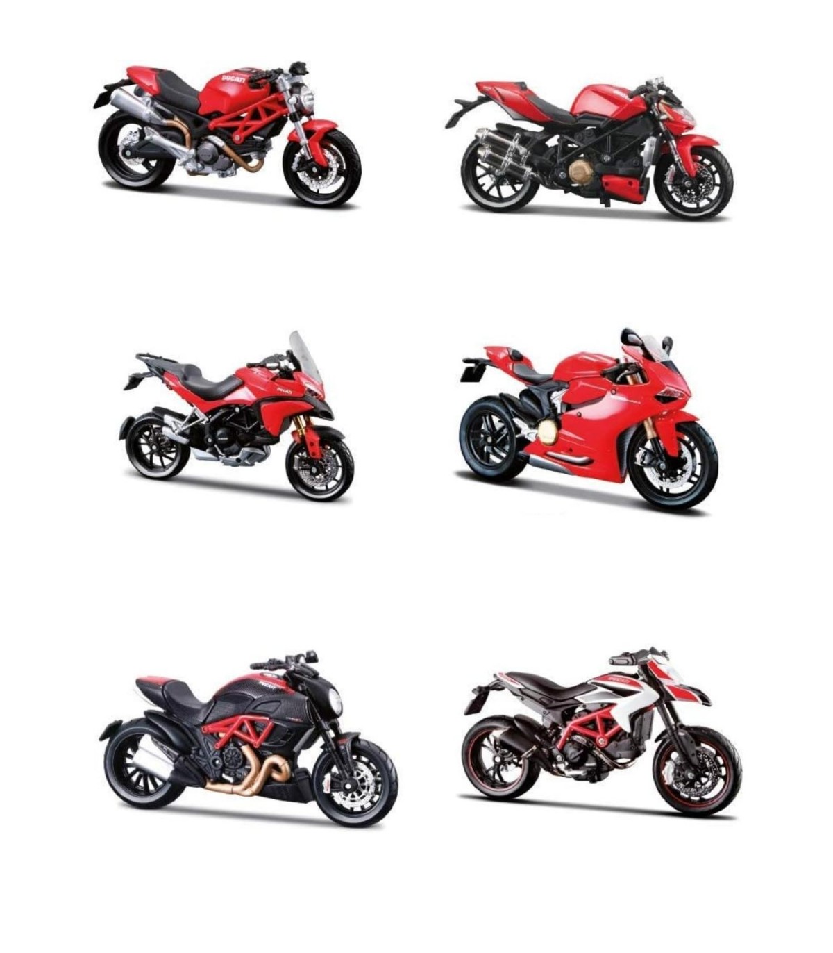 MAISTO - CDU COLLEZIONE MOTO DUCATI - 1:18 Asst.