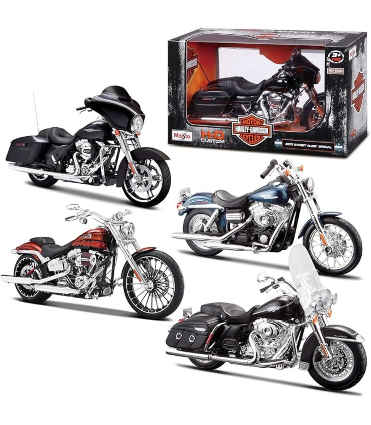 MAISTO - CDU MOTO HARLEY DAVIDSON - 1:12