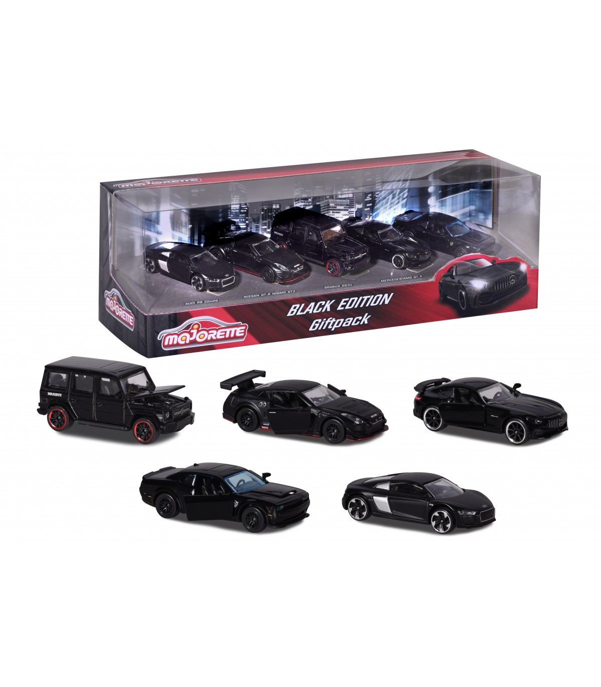 Majorette - Black Edition Giftpack 5 Pezzi