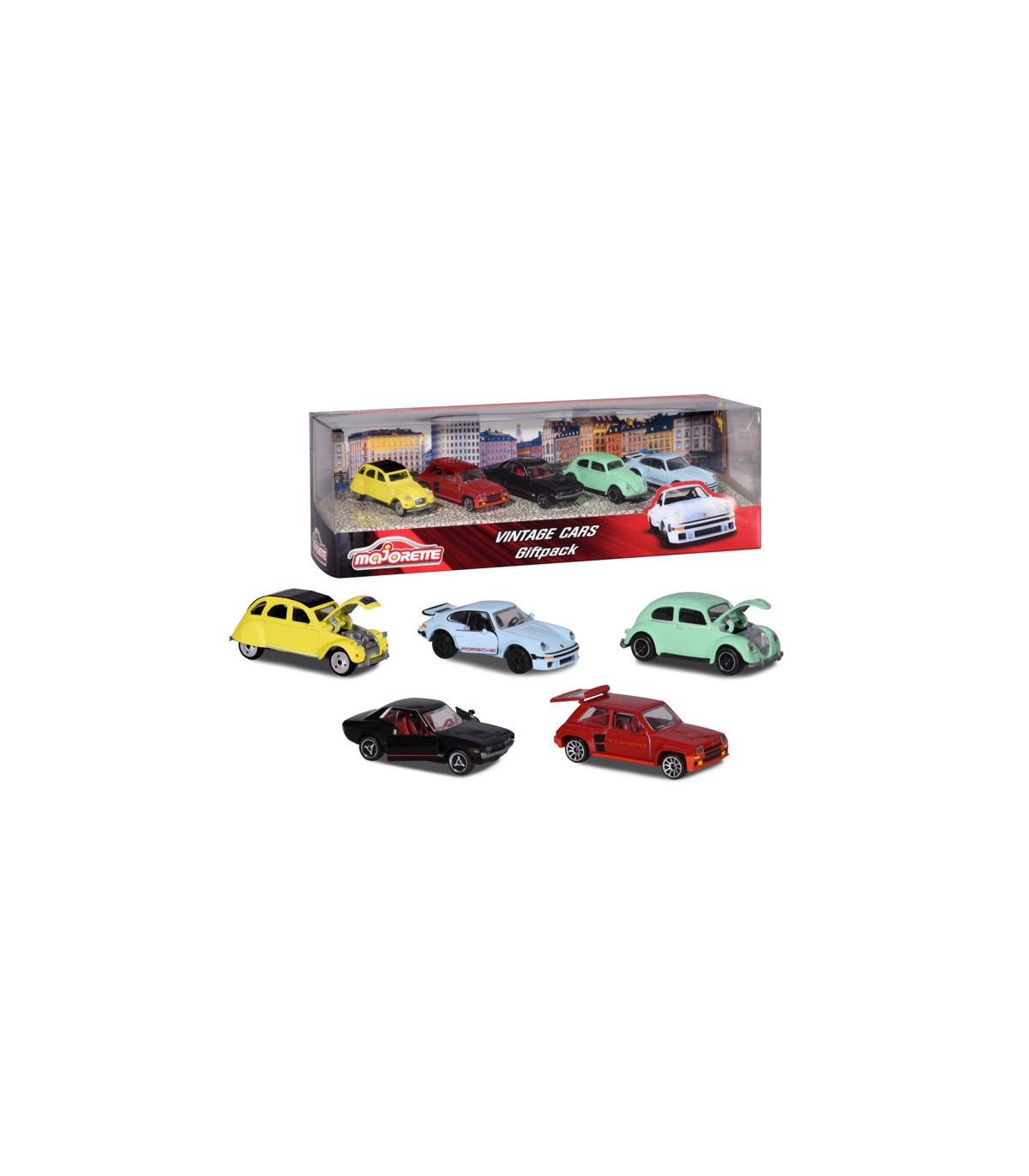 Majorette - Giftpack Vintage Cars 5 Pezzi