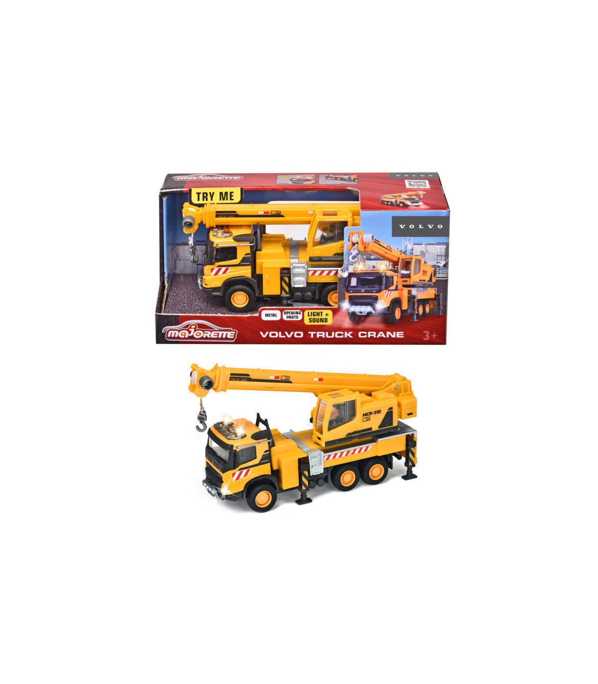 Majorette Grand Series Volvo Camion Gru Luci e Suoni 22 cm