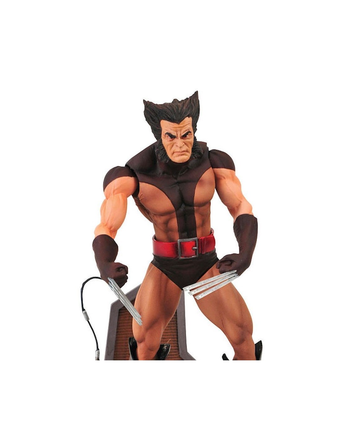 MARVEL SELECT WOLVERINE BROWN VERSION X-MEN UNMASKED FIGURE NEW NUOVO