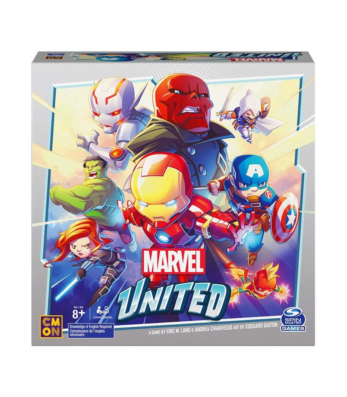 Marvel United - Gioco Cooperativo da Tavolo per 1-4 Giocatori, Avventure con Eroi Marvel, Strategia e Collaborazione Asmodee