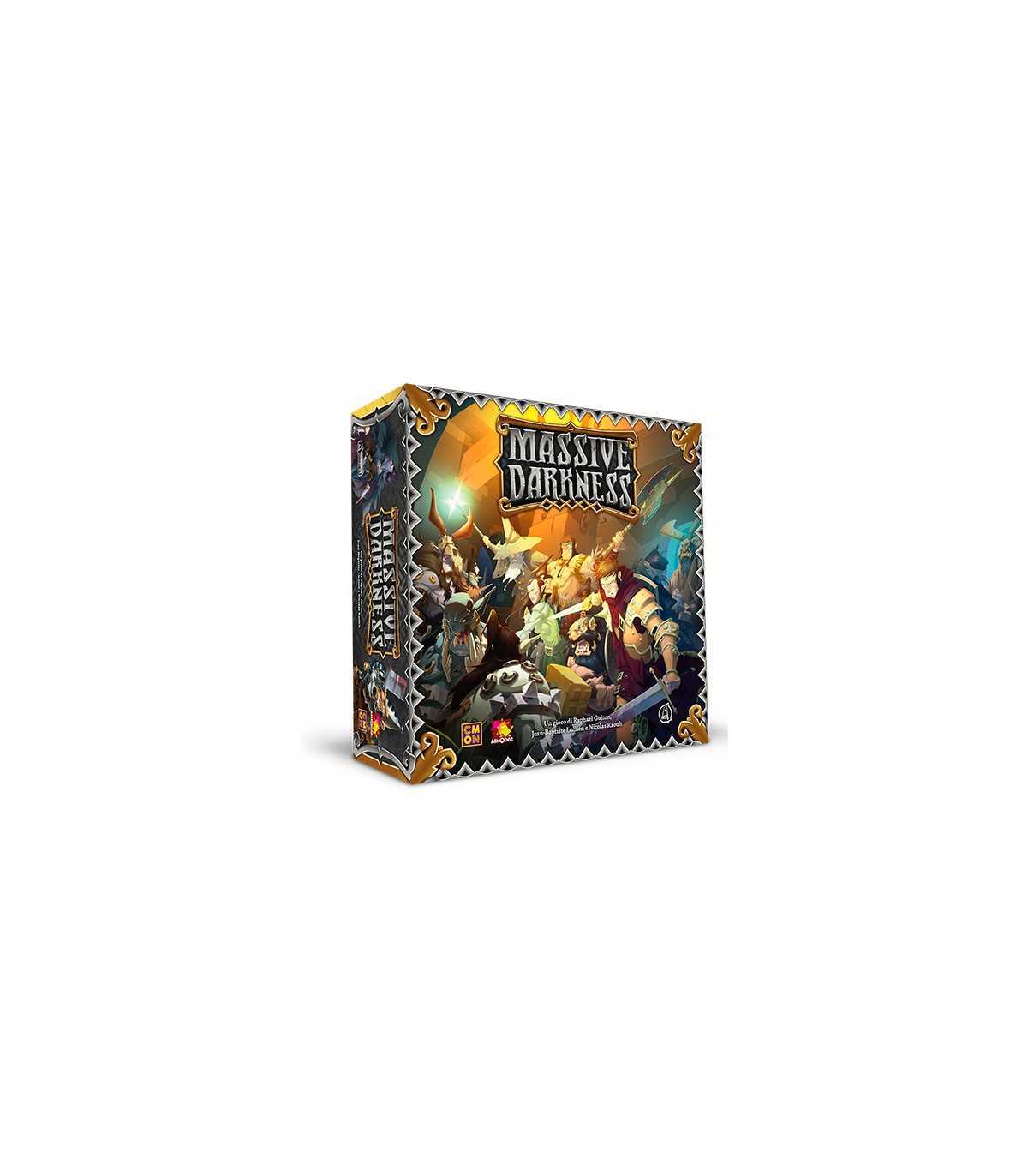 Massive Darkness - Gioco Cooperativo Fantasy con Miniature | 1-6 Giocatori | Dungeon Crawler Avventura - Italiano Asmodee