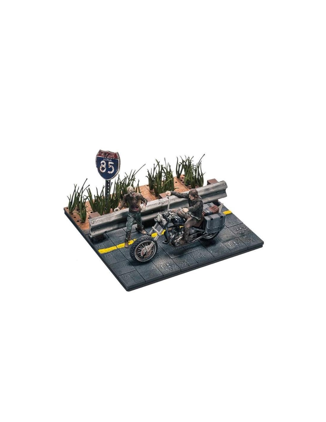 McFarlane BUILDING SETS THE WALKING DEAD TV DARYL DIXON WITH CHOPPER NEW